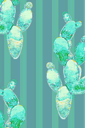 绿植树叶印花华亿平台图片