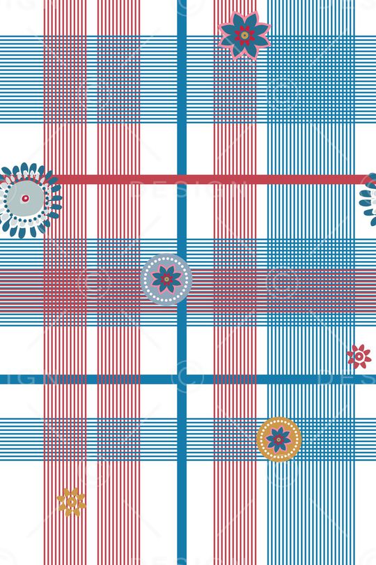 格子印花华亿平台图片