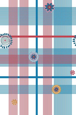 格子印花华亿平台图片