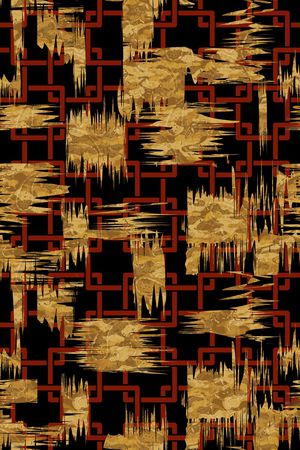 几何印花华亿平台图片