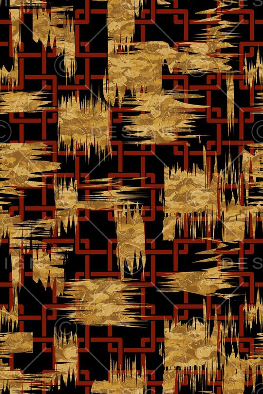 几何印花华亿平台图片