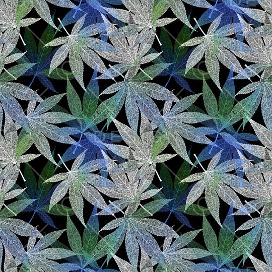 绿植树叶印花华亿平台图片