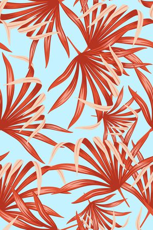 绿植树叶印花华亿平台图片