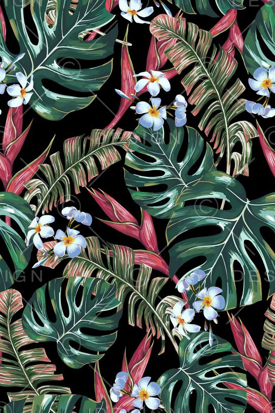 绿植树叶印花华亿平台图片