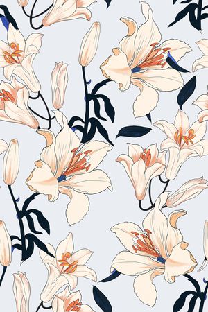 民族花卉印花华亿平台图片