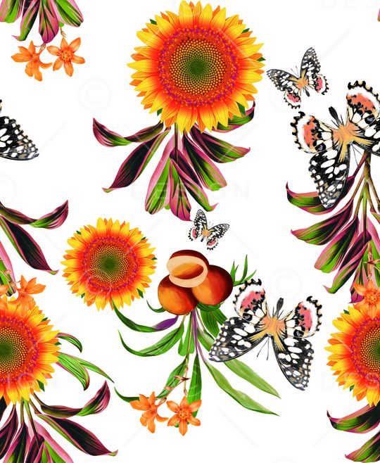 女装定位花印花华亿平台图片