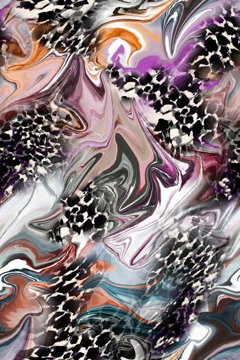 漩涡印花华亿平台图片