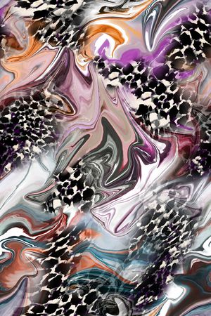 漩涡印花华亿平台图片