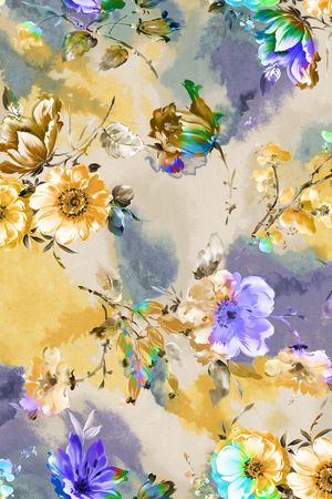 扎染华亿平台印花华亿平台图片