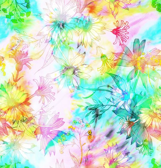 扎染华亿平台印花华亿平台图片