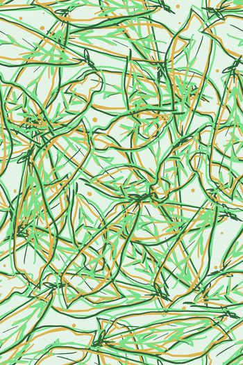 绿植树叶印花华亿平台图片