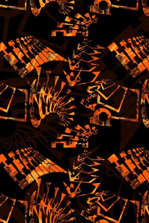 几何印花华亿平台图片