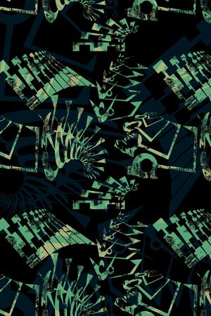 几何印花华亿平台图片