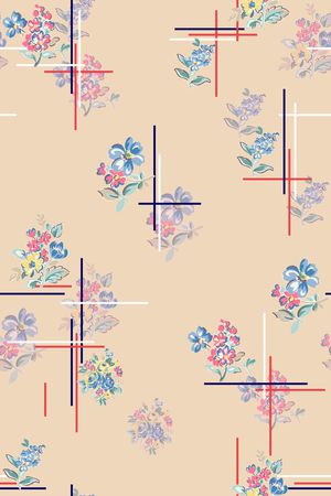 线条印花华亿平台图片