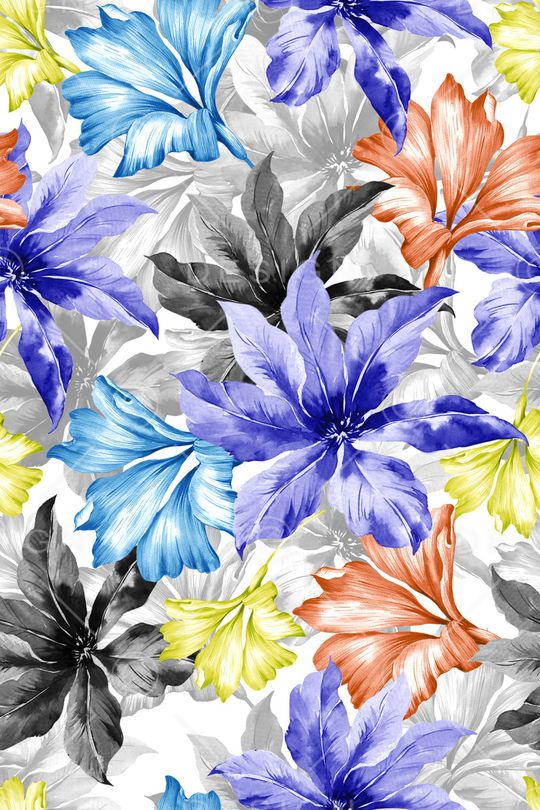 绿植树叶印花华亿平台图片