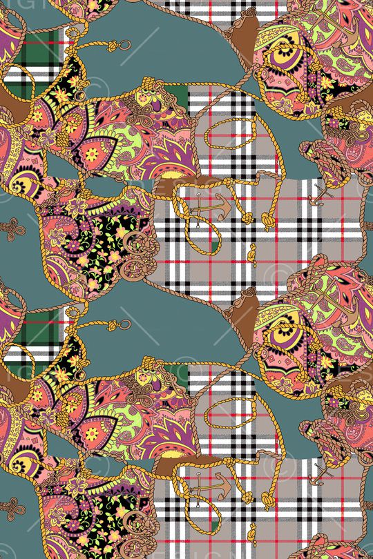 几何印花华亿平台图片