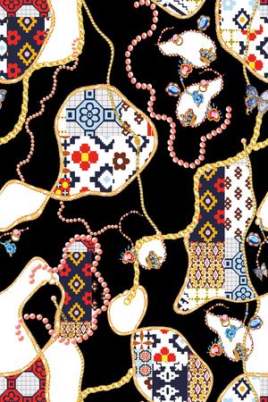 几何印花华亿平台图片