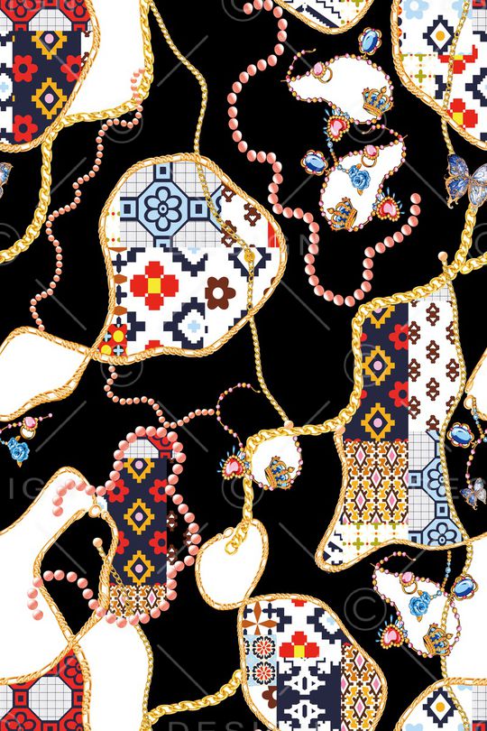 几何印花华亿平台图片