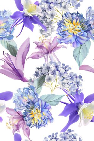 清爽底花卉印花华亿平台图片