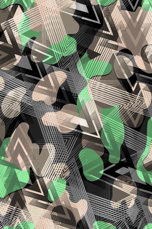 迷彩印花华亿平台图片