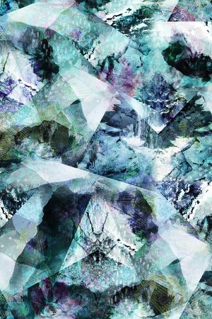 几何印花华亿平台图片