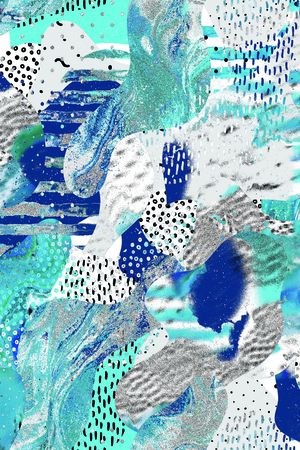 几何印花华亿平台图片