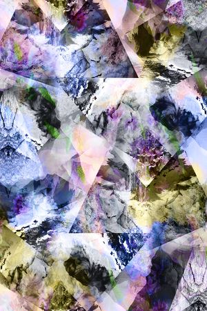 几何印花华亿平台图片