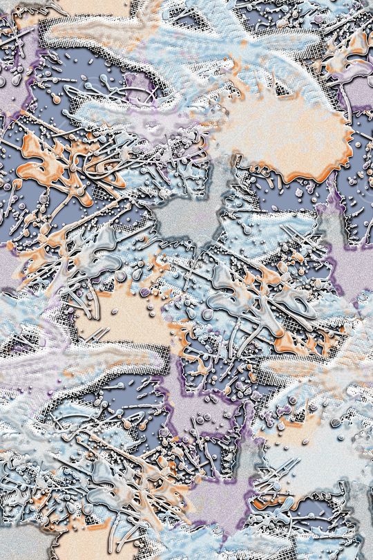 抽象男装印花华亿平台图片