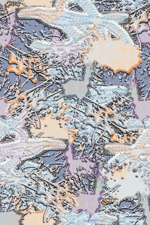 抽象男装印花华亿平台图片