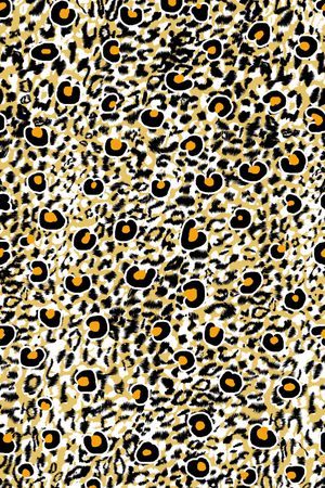 豹纹印花华亿平台图片