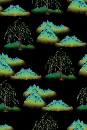 植物印花华亿平台图片