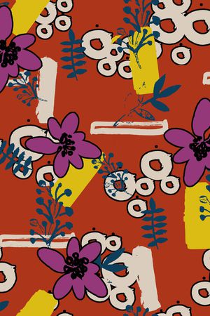 线条印花华亿平台图片