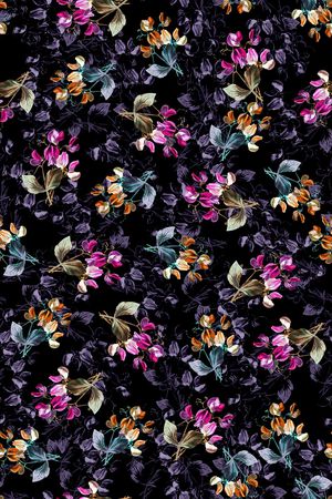 连衣裙印花华亿平台图片