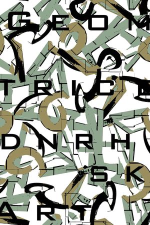 几何印花华亿平台图片