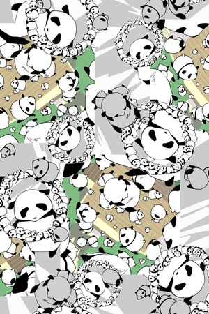 熊猫印花华亿平台图片