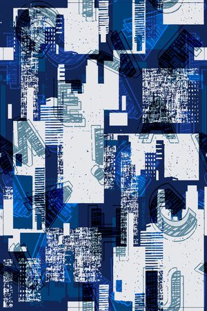 几何印花华亿平台图片