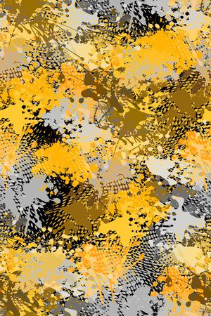 抽象男装印花华亿平台图片