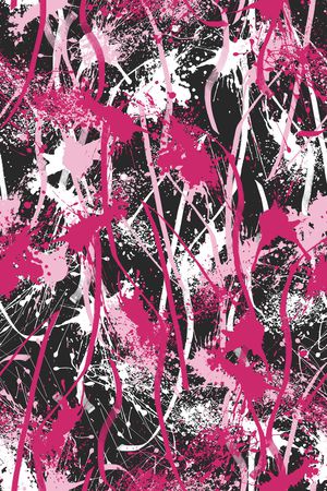 抽象男装印花华亿平台图片