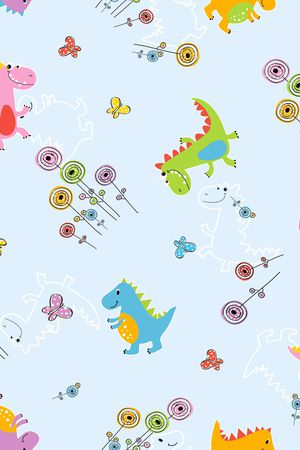 卡通动物印花华亿平台图片