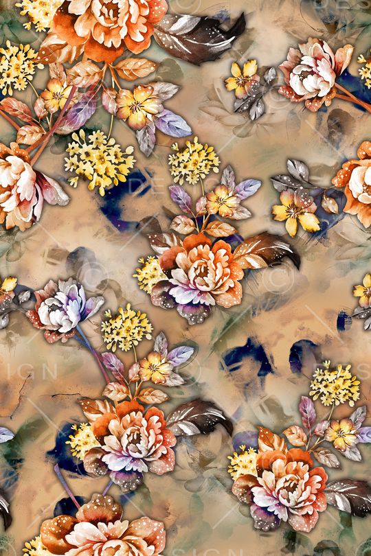 绿植树叶印花华亿平台图片