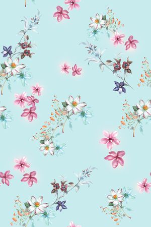 绿植树叶印花华亿平台图片