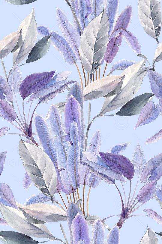 绿植树叶印花华亿平台图片