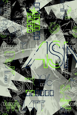 几何印花华亿平台图片