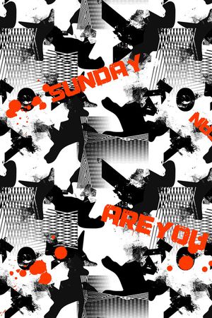 几何印花华亿平台图片