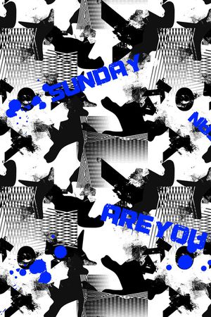 几何印花华亿平台图片