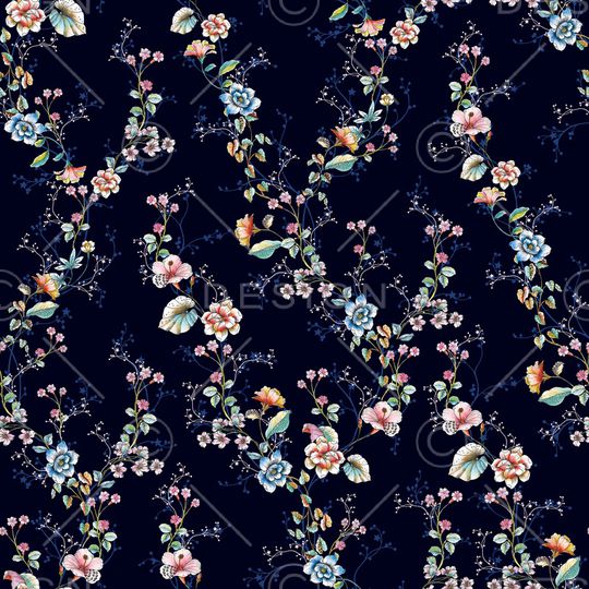 绿植树叶印花华亿平台图片