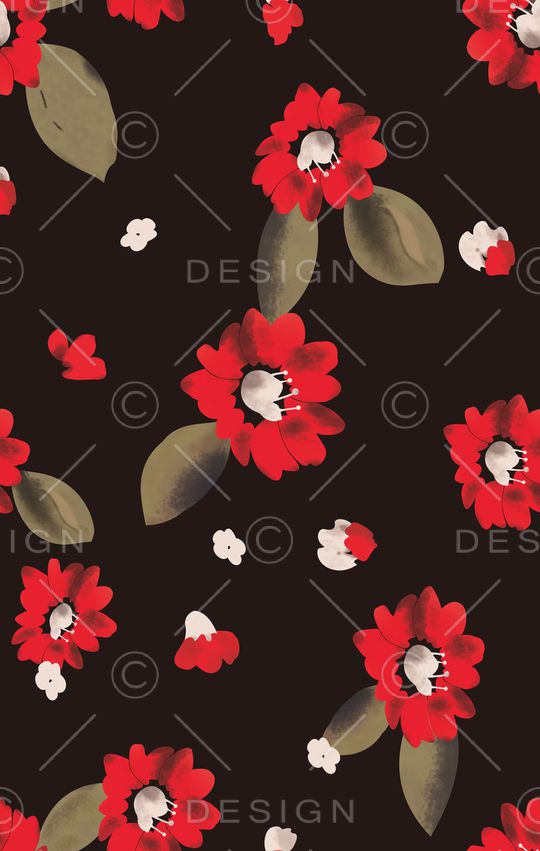 绿植树叶印花华亿平台图片