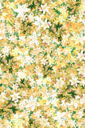 绿植树叶印花华亿平台图片