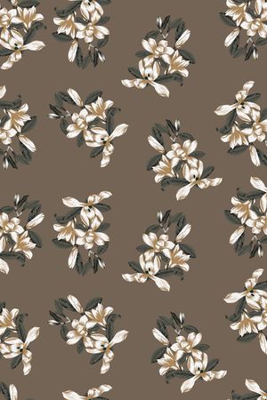 连衣裙印花华亿平台图片