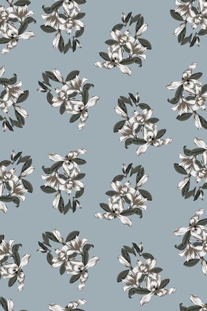 连衣裙印花华亿平台图片